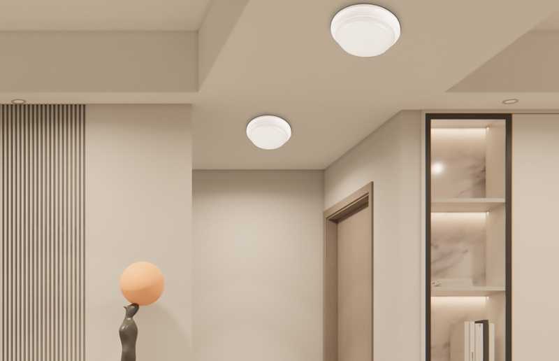 LG09A IP54 Vedenpitävä alumiini Sisä LED -pyöreä muotoinen laipiovalo